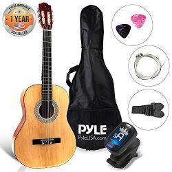 Beginner 36” Classical Acoustic Guitar – 6 String Junior Linden Wood Traditional Guitar w/ ...