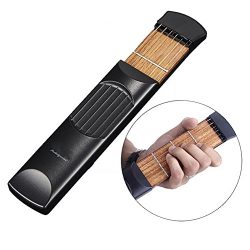 E Support™ Pocket Guitar Trainers Instrumentos Musicales Guitar Accessories Practice Portable To ...