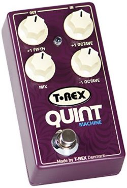 T-Rex Engineering QUINT-MACHINE Pitch Guitar Effects Pedal with Fully Adjustable Octave Up, Octa ...