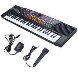 Gracelove New 54 Keys Music Electronic Keyboard Kid Electric Piano Organ W/Mic & Adapter