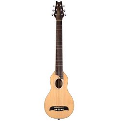 Washburn RO10 Rover Steel String Travel Acoustic Guitar – Natural)