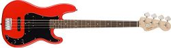 Squier by Fender Affinity P/J Beginner Electric Bass Guitar – Rosewood Fingerboard, Race Red