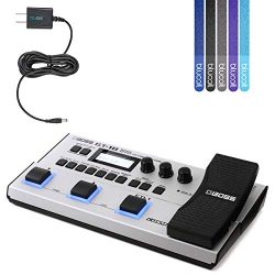 BOSS GT-1B Bass Effects Processor Bundle with Blucoil Power Supply Slim AC/DC Adapter for 9 Volt ...