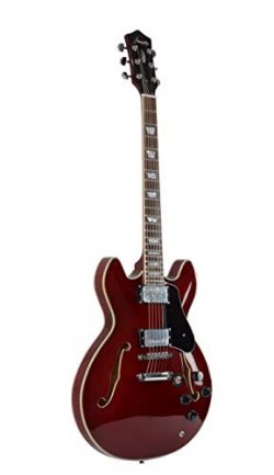 Firefly FF338 Semi-Hollow Body Guitar(Wine Red)