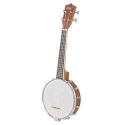 Flameer 4-string Banjo Stringed Instrument with Capo Strings Cleaning Polish Cloth