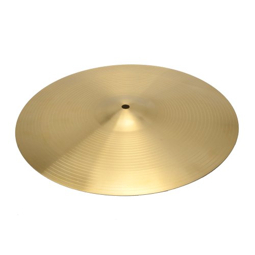 Kuyal 16-Inch Crash Cymbal,0.7mm Copper Alloy Crash Cymbal for Drum Set- Golden (Crash Cymbal)