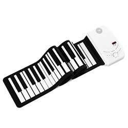 Donner Roll Up Piano Keyboard, 61 Keys Portable for Kids Beginners or Finger Strength Exercises  ...