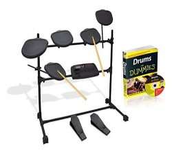 Pyle PED07 Beginners Learning Professional Electronic Drum Set for Dummies