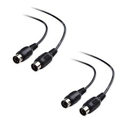 Cable Matters 2-Pack 5 Pin DIN MIDI Cable, 5 Pin MIDI Cable – 6 Feet