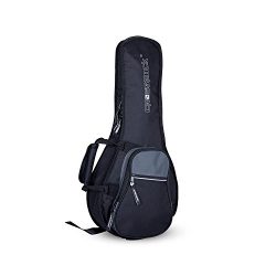 Crossrock A-Style Mandolin Gig Bag with 10mm Padding, Backpack Straps, Black/Grey (CRSG106MABG)