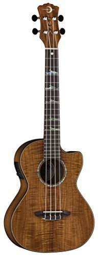 Luna UKE HTT KOA Tenor Ukulele with Built-in Preamp and FREE Gig Bag