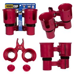 ROBOCUP, RED, Updated Version,Best Cup Holder for Drinks, Fishing Rod/Pole, Boat, Beach Chair/Go ...