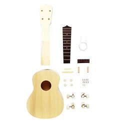 Zimo DIY Ukulele Make Your Own Ukulele Hawaii Ukulele Kit(21in)