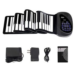 Portable Flexible Electronic 88-Key piano – ANDSF [2019 Upgraded Version ] double loudspea ...