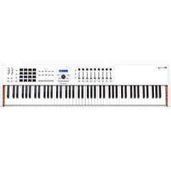 Arturia KeyLab 88 MkII Hammer-Action MIDI Controller and Software (White)