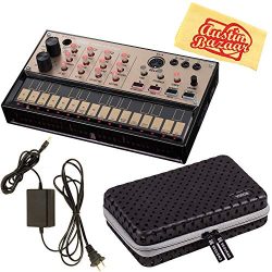 Korg Volca Keys Analogue Loop Synth Bundle with Case, Power Supply, and Austin Bazaar Polishing  ...