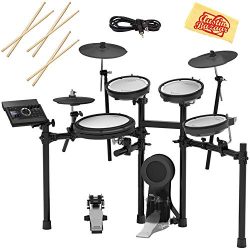 Roland TD-17KV Electronic Drum Set Bundle with 3 Pairs of Sticks, Audio Cable, and Austin Bazaar ...