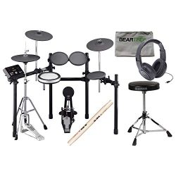 Yamaha DTX532K Electronic Drum Set w/Kick Pad and Hi-Hat Stand, Headphones, Thro