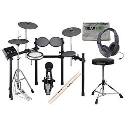 Yamaha DTX532K Electronic Drum Set w/Kick Pad and Hi-Hat Stand, Headphones, Thro