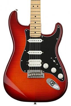 Fender Player Stratocaster HSS Electric Guitar – Maple Fingerboard – Aged Cherry Bur ...