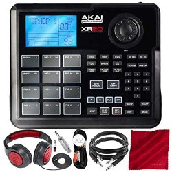 Akai Professional XR20 Beat Production Station Drum Machine with 12 Trigger Pads, Note Repeat, a ...