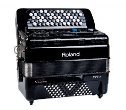 Roland V-Accordion Lite 62 Buttons and Speakers, black (FR-1XB-BK)