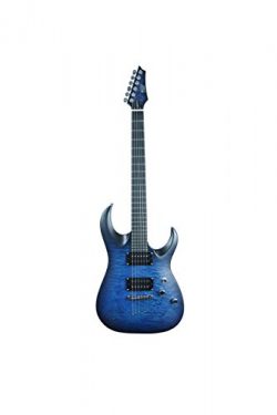 ivy IS-300 TBL Strat Solid-Body Electric Guitar, Trans Blue Burst