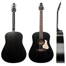 Seagull S6 Original Acoustic Guitar Limited Edition Flat Black with Bag