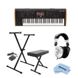 Korg Kronos 61 Key Music Workstation with SGX-2 Engine, Kronos System Version 3.0 – Bundle ...