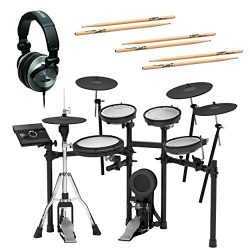 Roland TD-17KVX-S V-Drums Electronic Drum Set (with RH-300V headphones & drum sticks)