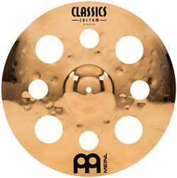 Meinl 16″ Trash Crash Cymbal with Holes  –  Classics Custom Brilliant – Made i ...