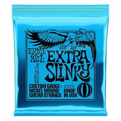 Ernie Ball Extra Slinky Nickel Wound Set, .008 – .038