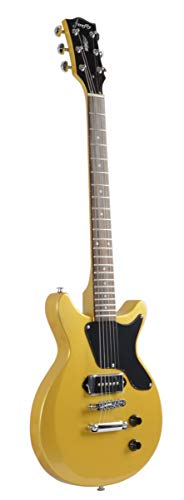 Firefly FFDCS Solid Body Electric Guitar (Gold).