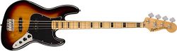 Squier by Fender Classic Vibe 70’s Jazz Bass Guitar – Maple – 3-Color Sunburst