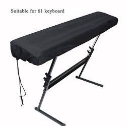 Xcellent Global Piano Keyboard Dust Cover for 61-Key Keyboard with Elastic Cord HG269