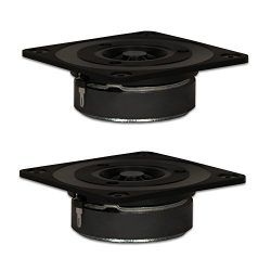 Goldwood Sound, Inc. Sound Module, Titanium Dome Tweeters 120 Watt each 8ohm Replacement Square  ...