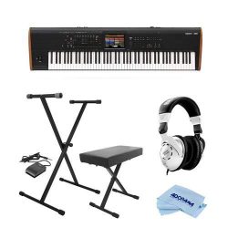 Korg Kronos 88 Key Music Workstation with SGX-2 Engine, Kronos System Version 3.0 Bundle with On ...