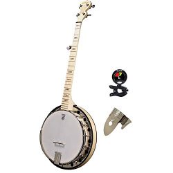 Deering Goodtime Parlor Small 5 Strings Banjo with Blonde Slender Rock Maple Neck – Banjo  ...