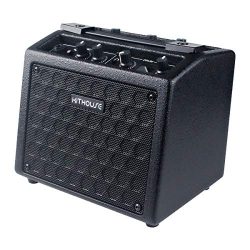 Kithouse B9 Electric Guitar Amp Rechargeable Bass Guitar Amplifier Portable with 18 Types Drum B ...