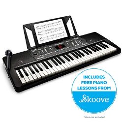 Alesis Melody 54 | 54-Key Portable Keyboard with Built-In Speakers, 300 Built-In Sounds, 300 Bui ...