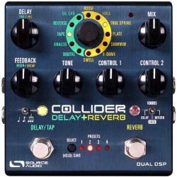 Source Audio SA263 The Collider Stereo Delay+Reverb Effects Pedal