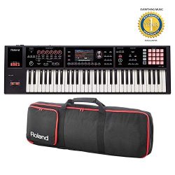 Roland FA-06 61 Workstation Keyboard with Gigbag RAM-4879 Bundle with 1 Year Everything Music Ex ...