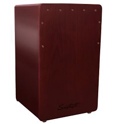 Sawtooth Satin Mahogany with Gloss Cherry Mahogany Back and Sides Standard Size Cajon