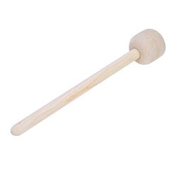 Drum Mallet, Durable Bass Drum Mallet Stick with Wool Felt Head Drumstick Mallet Percussion Band ...