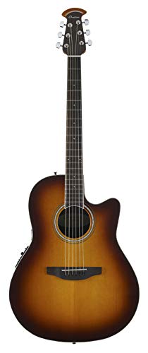 Ovation 6 String Acoustic-Electric Guitar, Right Handed, 2-Color Sunburst (CS24-1)