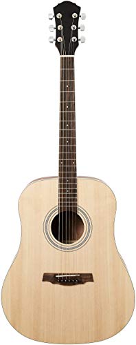 AmazonBasics Beginner Acoustic Guitar with Strings, Picks, Tuner, Strap, and Case – 41-Inc ...