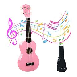 POMAIKAI Ukulele Wood Ukuleles for Beginner Soprano Ukulele Starter Kid Guitar Hawaii Guitar 21  ...