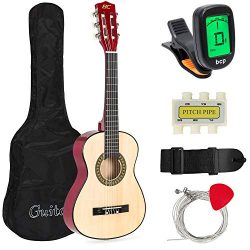 Best Choice Products 30in Kids Classical Acoustic Guitar Beginners Set w/Carry Bag, Picks, E-Tun ...