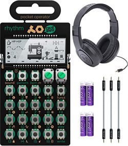 Teenage Engineering PO-12 Pocket Operator Rhythm Drum Machine Bundle with Samson SR350 Over-Ear  ...