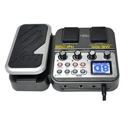 NUX MG-100 Modeling Guitar Processor Guitar Effect Pedal Drum Tuner Recorder 58 Effect 72 Preset ...